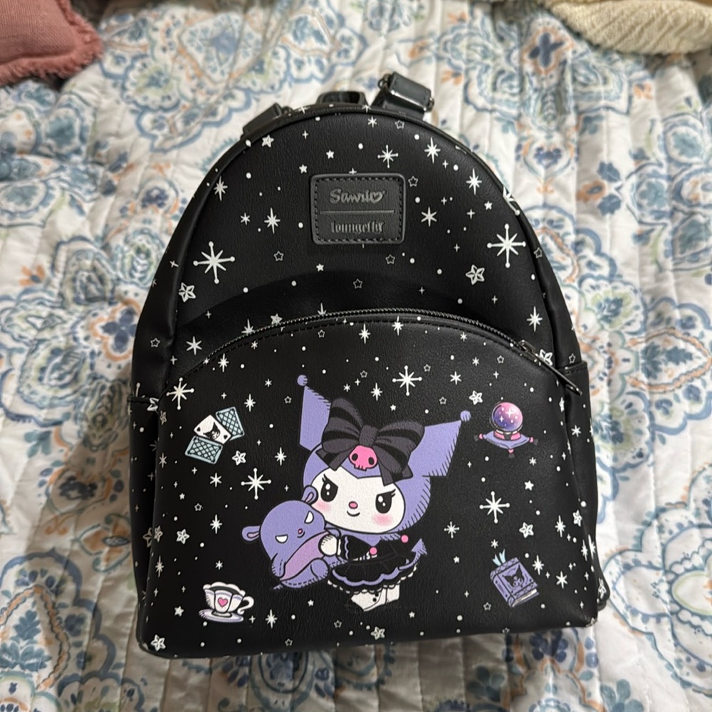 Loungefly x Sanrio Kuromi Crystal Ball Glow in the Dark Mini Backpack